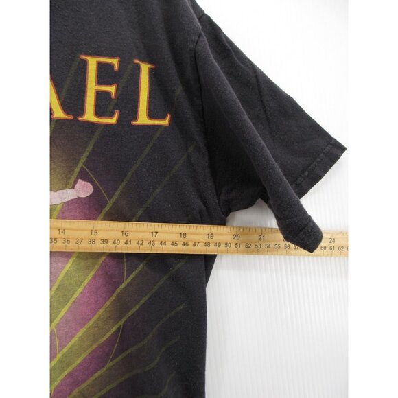 VINTAGE Michael Jackson Shirt Medium Graphic King Of Pop Hanes T Tee - Picture 5 of 10